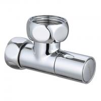 Вентиль для полотенцесушителя угловой хром ВВ 3/4"x1" Gappo